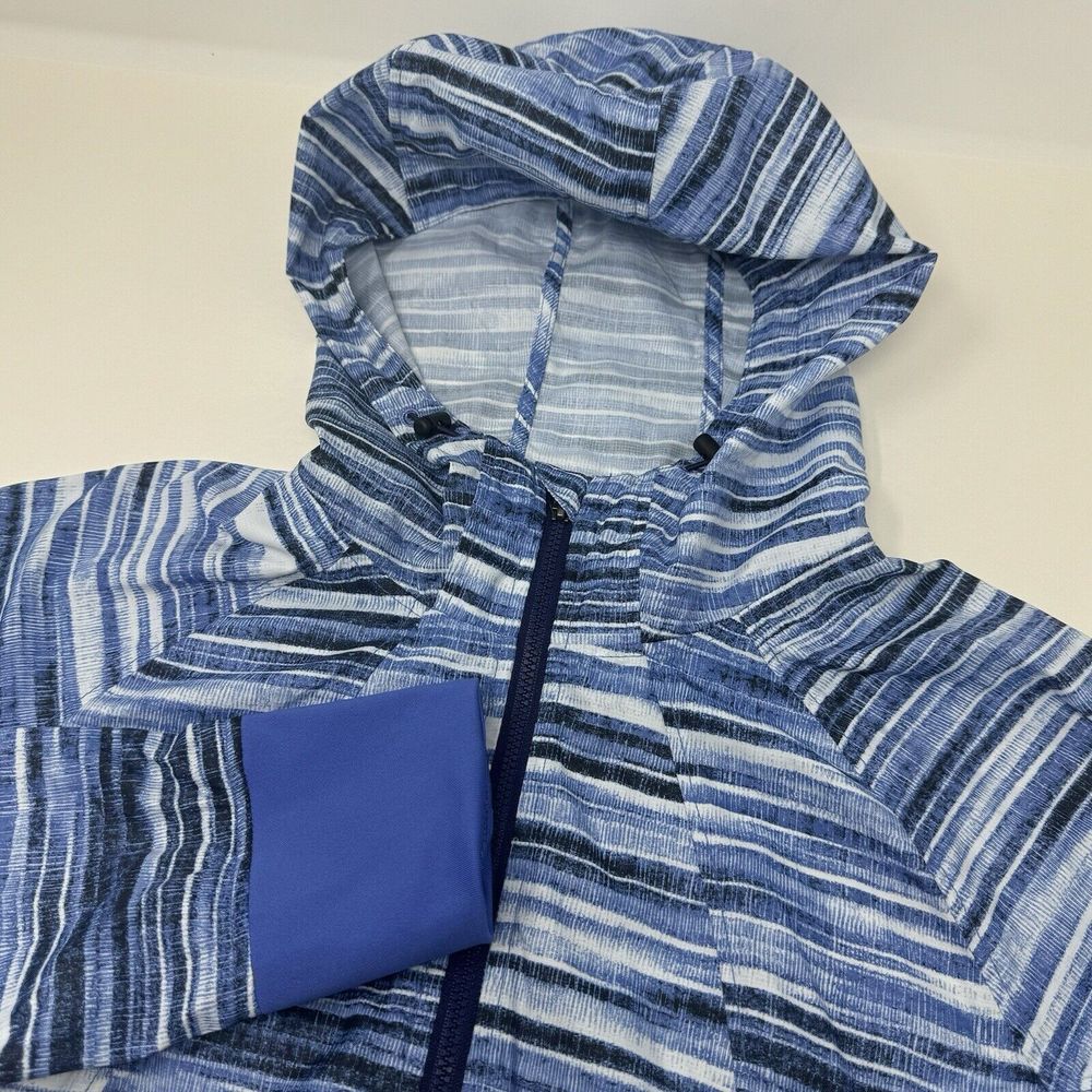 Marmot Jacket Womens Medium Windbreaker Hooded Full‎ Zip Waterproof ThumbHoles